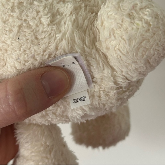 Jellycat Nugget Bunny Rabbit Soft Toy Baby Comforter White Rare Retired - Picture 8 of 9